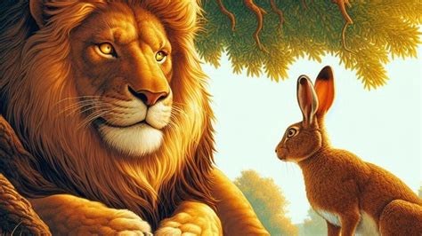 The Clever Hare and the Greedy Lion – A South African Folk Tale that Explores Wisdom and Greed!